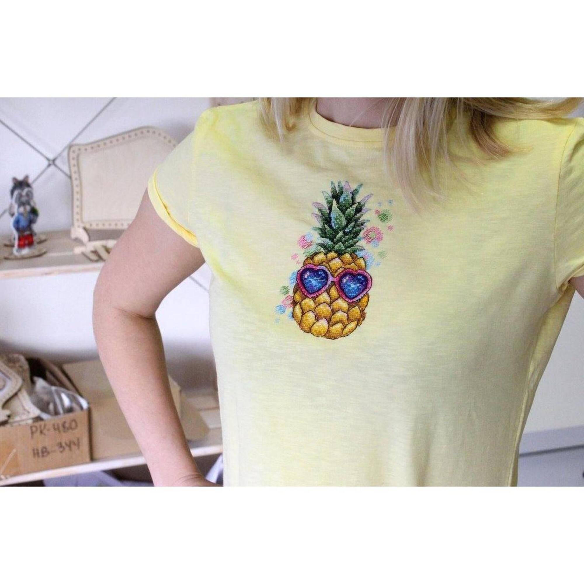 MP Studia Sunny Pineapple Cross Stitch Kit